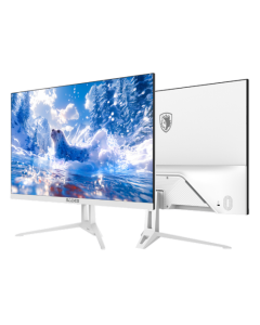 ساديس شاشة العاب مسطحة IPS موديل SA-F01F22W, مقاس 22 بوصة, FHD 1920x1080, معدل تحديث 120 هيرتز, استجابة 1 ملي ثانية, HDMI 2.1 - ابيض