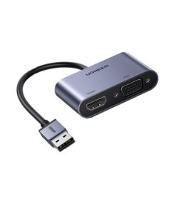 محول يوجرين USB 3.0 إلى HDMI+VGA 20518-CM449