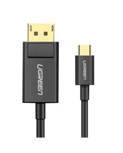 كابل يو إس بي من النوع سي إلى DP بطول 1.5 متر من يوجرين (أسود) 50994-MM139